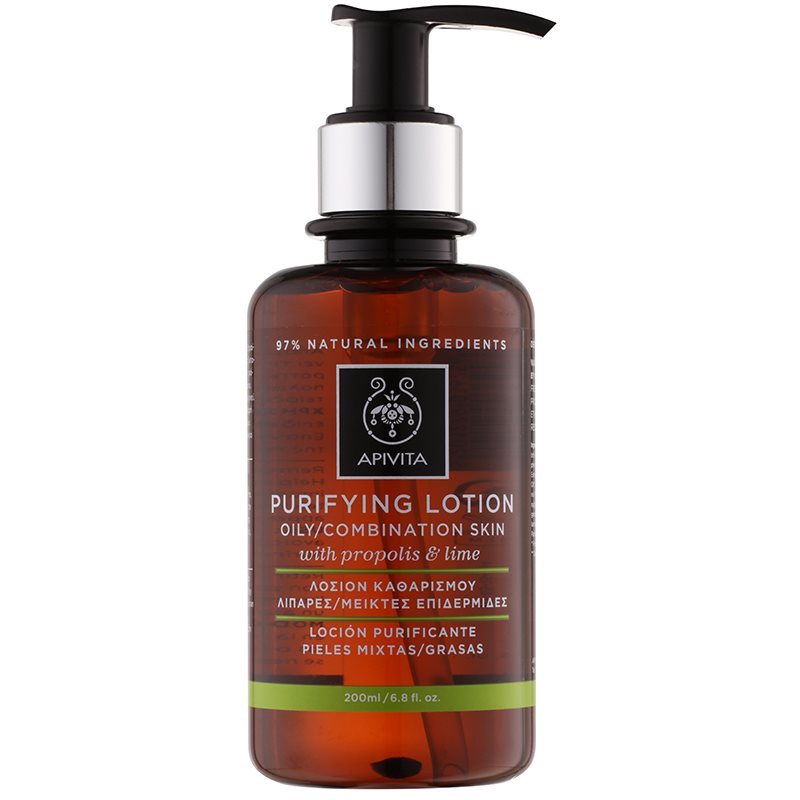 Apivita Cleansing Propolis & Lime очищуючий тонік для комбінованої та жирної шкіри
Apivita Cleansing Propolis & Lime очищуючий тонік для комбінованої та жирної шкіри