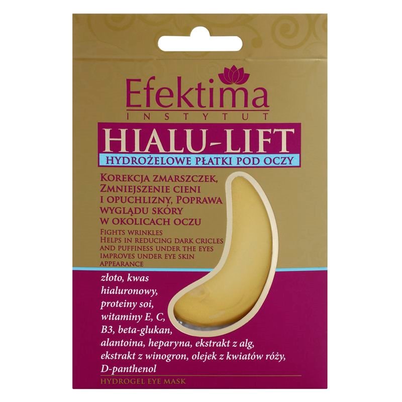 Efektima Institut Hialu-Lift гідрогелева маска для шкіри навколо очей проти зморшок та темних кіл
Efektima Institut Hialu-Lift гідрогелева маска для шкіри навколо очей проти зморшок та темних кіл