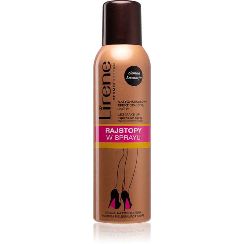 Lirene Tights in Spray тональний крем для ніг у формі спрею відтінок Dark Complexion
Lirene Tights in Spray тональний крем для ніг у формі спрею відтінок Dark Complexion
