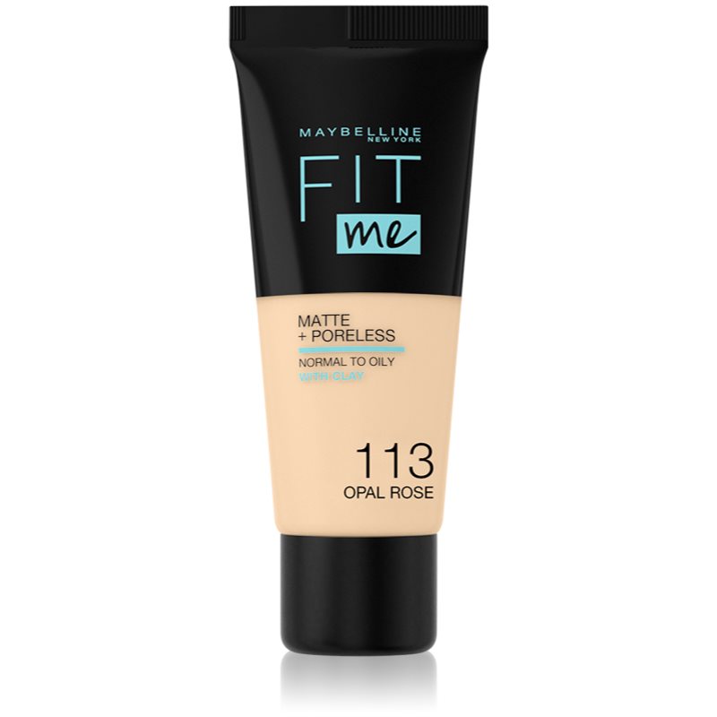 Maybelline Fit Me! Matte+Poreless матуюча тональна основа для нормальної та жирної шкіри відтінок 113 Opal Rose
Maybelline Fit Me! Matte+Poreless матуюча тональна основа для нормальної та жирної шкіри відтінок 113 Opal Rose