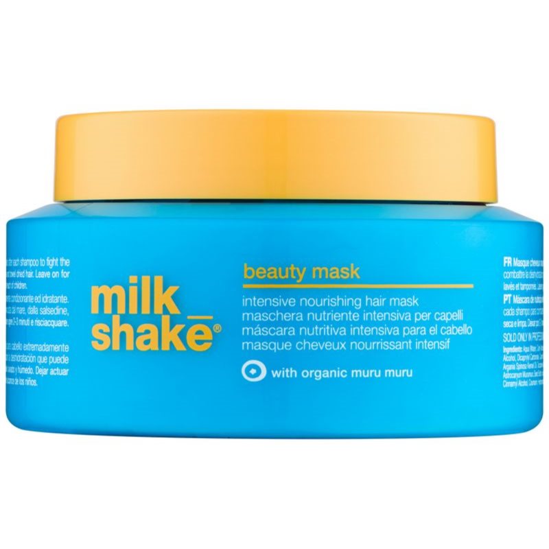

Milk Shake Sun & More інтенсивно зволожуюча та поживна маска для волосся пошкодженого хлором, сонцем та солоною водою