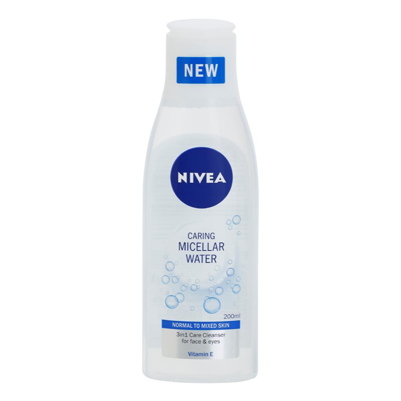 Nivea Caring освіжаюча міцелярна вода з вітаміном Е
Nivea Caring освіжаюча міцелярна вода з вітаміном Е