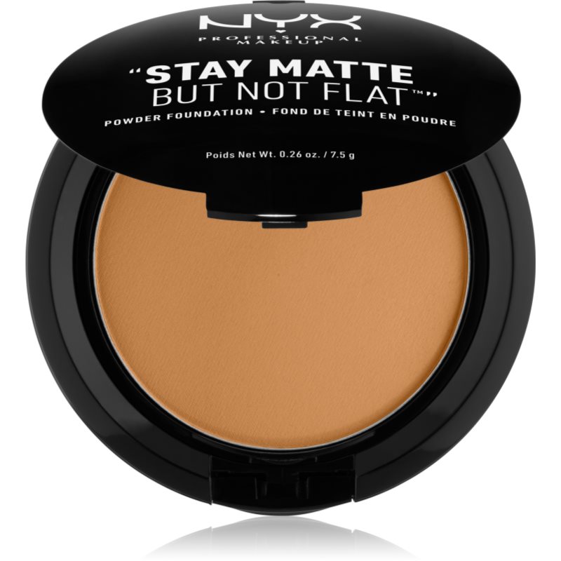 NYX Professional Makeup Stay Matte But Not Flat компактна тональна крем-пудра з матуючим ефектом
NYX Professional Makeup Stay Matte But Not Flat компактна тональна крем-пудра з матуючим ефектом