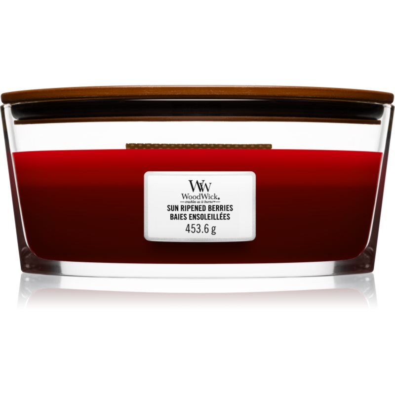 Woodwick Trilogy Sun Ripened Berries aроматична свічка з дерев'яним гнітом (hearthwick)
Woodwick Trilogy Sun Ripened Berries aроматична свічка з дерев'яним гнітом (hearthwick)