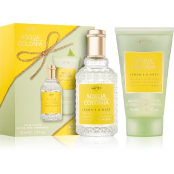 4711 Acqua Colonia Lemon & Ginger подарунковий набір II. Одиколон 50 ml + Гель для душу 75 ml
4711 Acqua Colonia Lemon & Ginger подарунковий набір II. Одиколон 50 ml + Гель для душу 75 ml