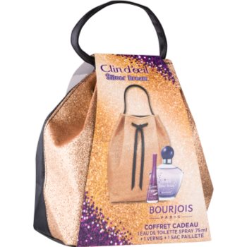 Bourjois Clin d’Oeil Silver Dream подарунковий набір І Туалетна вода 75 ml + лак для нігтів 9 ml + Косметичка 1 ks
Bourjois Clin d’Oeil Silver Dream подарунковий набір І Туалетна вода 75 ml + лак для нігтів 9 ml + Косметичка 1 ks