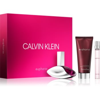 Calvin Klein Euphoria подарунковий набір XVI. Парфумована вода 50 ml + Eau de Parfum Roll-on 10 ml + Молочко для тіла 100 ml
Calvin Klein Euphoria подарунковий набір XVI. Парфумована вода 50 ml + Eau de Parfum Roll-on 10 ml + Молочко для тіла 100 ml