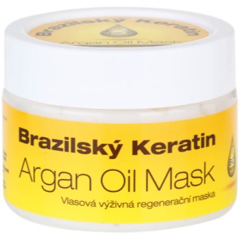 Dermagen Brazil Keratin Argan Oil поживна відновлююча маска для всіх типів волосся 260 мл
Dermagen Brazil Keratin Argan Oil поживна відновлююча маска для всіх типів волосся 260 мл