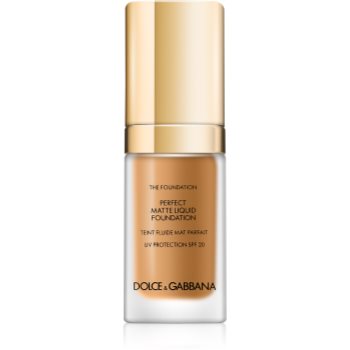 Dolce & Gabbana The Foundation Perfect Matte Liquid Foundation тональні засоби з матуючим ефектом відтінок No.150 Almond SPF 20 30 мл
Dolce & Gabbana The Foundation Perfect Matte Liquid Foundation тональні засоби з матуючим ефектом відтінок No.150 Almond SPF 20 30 мл