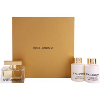 Dolce & Gabbana The One подарунковий набір І Парфумована вода 75 ml + Молочко для тіла 100 ml + Гель для душу 100 ml
Dolce & Gabbana The One подарунковий набір І Парфумована вода 75 ml + Молочко для тіла 100 ml + Гель для душу 100 ml