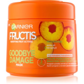 Garnier Fructis Damage Repair зміцнююча маска для дуже пошкодженого волосся 300 мл
Garnier Fructis Damage Repair зміцнююча маска для дуже пошкодженого волосся 300 мл