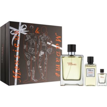 Hermès Terre d’Hermes подарунковий набір XIV. Туалетна вода 100 ml + Туалетна вода 5 ml + Гель для душу 40 ml
Hermès Terre d’Hermes подарунковий набір XIV. Туалетна вода 100 ml + Туалетна вода 5 ml + Гель для душу 40 ml