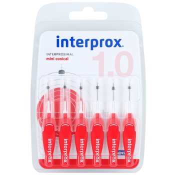 Interprox 4G Mini Conical гнучкі конічні міжзубні щітки 6 штук 1,0 (0,60 mm/2 - 4 mm)
Interprox 4G Mini Conical гнучкі конічні міжзубні щітки 6 штук 1,0 (0,60 mm/2 - 4 mm)