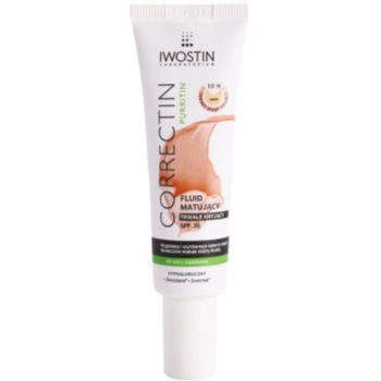 Iwostin Purritin Correctin стійкий тонуючий матуючий флюїд для шкіри з акне SPF 30 відтінок Light 30 мл
Iwostin Purritin Correctin стійкий тонуючий матуючий флюїд для шкіри з акне SPF 30 відтінок Light 30 мл