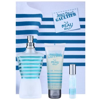 Jean Paul Gaultier Le Beau Male подарунковий набір IV Туалетна вода 125 ml + Гель для душу 75 ml + Туалетна вода 9 ml
Jean Paul Gaultier Le Beau Male подарунковий набір IV Туалетна вода 125 ml + Гель для душу 75 ml + Туалетна вода 9 ml