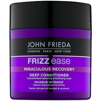 John Frieda Frizz Ease Miraculous Recovery відновлююча та зміцнююча маска для волосся 150 мл
John Frieda Frizz Ease Miraculous Recovery відновлююча та зміцнююча маска для волосся 150 мл