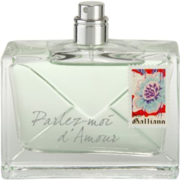 John Galliano Parlez-Moi d'Amour Eau Fraîche туалетна вода тестер для жінок 80 мл
John Galliano Parlez-Moi d'Amour Eau Fraîche туалетна вода тестер для жінок 80 мл
