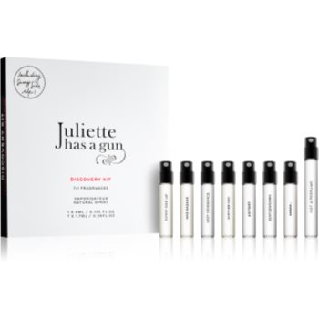 Juliette has a gun Discovery подарунковий набір Парфуми 4 ml + Парфуми 7 x 1,7 ml
Juliette has a gun Discovery подарунковий набір Парфуми 4 ml + Парфуми 7 x 1,7 ml