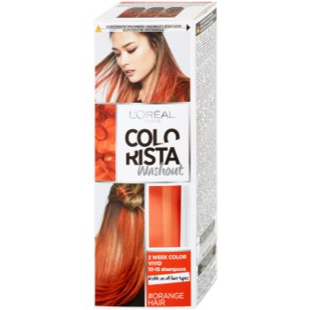 L’Oréal Paris Colorista Washout тимчасова фарба для волосся для волосся відтінок Orange 80 мл
L’Oréal Paris Colorista Washout тимчасова фарба для волосся для волосся відтінок Orange 80 мл