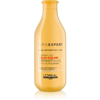 L’Oréal Professionnel Série Expert Solar Sublime відновлюючий шампунь для волосся пошкодженого сонцем 300 мл
L’Oréal Professionnel Série Expert Solar Sublime відновлюючий шампунь для волосся пошкодженого сонцем 300 мл