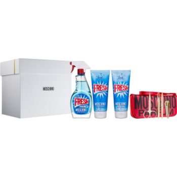 Moschino Fresh Couture подарунковий набір IV. Туалетна вода 100 ml + Гель для душу 100 ml + Молочко для тіла 100 ml + набір для манікюру 1 ks
Moschino Fresh Couture подарунковий набір IV. Туалетна вода 100 ml + Гель для душу 100 ml + Молочко для тіла 100 ml + набір для манікюру 1 ks