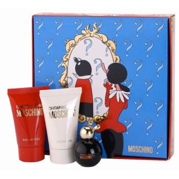 Moschino Cheap & Chic подарунковий набір тестер для жінок 3 кс Туалетна вода 4,9 ml + Молочко для тіла 25 ml + Гель для душу 25 ml
Moschino Cheap & Chic подарунковий набір тестер для жінок 3 кс Туалетна вода 4,9 ml + Молочко для тіла 25 ml + Гель для душу 25 ml