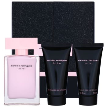 Narciso Rodriguez For Her подарунковий набір XXIV. Парфумована вода 50 ml + Молочко для тіла 50 ml + Гель для душу 50 ml
Narciso Rodriguez For Her подарунковий набір XXIV. Парфумована вода 50 ml + Молочко для тіла 50 ml + Гель для душу 50 ml