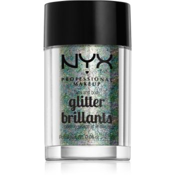 NYX Professional Makeup Glitter блискітки для обличчя та тіла відтінок 06 Crystal 2,5 гр
NYX Professional Makeup Glitter блискітки для обличчя та тіла відтінок 06 Crystal 2,5 гр