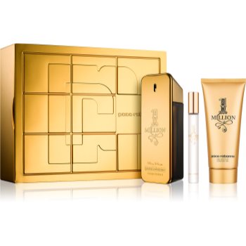 Paco Rabanne 1 Million подарунковий набір XIV. Туалетна вода 100 ml + Гель для душу 100 ml + Туалетна вода 10 ml
Paco Rabanne 1 Million подарунковий набір XIV. Туалетна вода 100 ml + Гель для душу 100 ml + Туалетна вода 10 ml