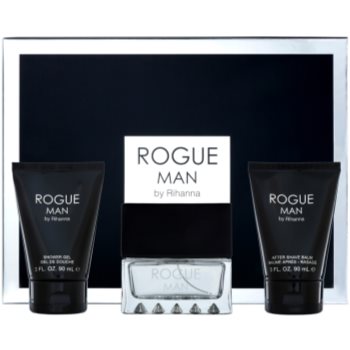 Rihanna Rogue подарунковий набір II. Туалетна вода 100 ml + Бальзам після гоління 90 ml + Гель для душу 90 ml
Rihanna Rogue подарунковий набір II. Туалетна вода 100 ml + Бальзам після гоління 90 ml + Гель для душу 90 ml