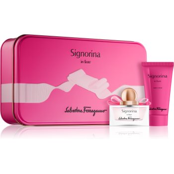 Salvatore Ferragamo Signorina in Fiore подарунковий набір І Туалетна вода 30 ml + Молочко для тіла 50 ml
Salvatore Ferragamo Signorina in Fiore подарунковий набір І Туалетна вода 30 ml + Молочко для тіла 50 ml