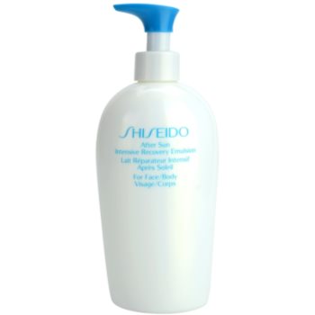 Shiseido Sun After Sun відновлююча емульсія після засмаги для обличчя та тіла 300 мл
Shiseido Sun After Sun відновлююча емульсія після засмаги для обличчя та тіла 300 мл