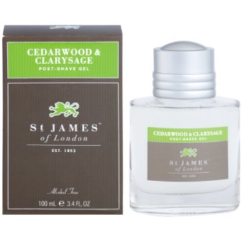 St. James Of London Cedarwood & Clarysage гель після гоління для чоловіків 100 мл
St. James Of London Cedarwood & Clarysage гель після гоління для чоловіків 100 мл