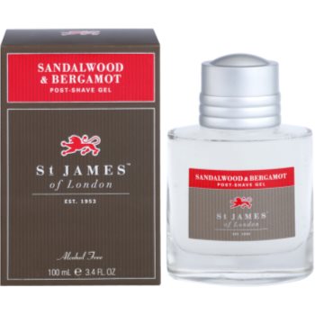 St. James Of London Sandalwood & Bergamot гель після гоління для чоловіків 100 мл
St. James Of London Sandalwood & Bergamot гель після гоління для чоловіків 100 мл