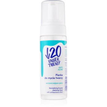 Under Twenty ANTI! ACNE очищаюча пінка для жирної шкіри зі схильністю до акне 150 мл
Under Twenty ANTI! ACNE очищаюча пінка для жирної шкіри зі схильністю до акне 150 мл