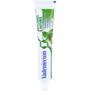 Vademecum Anti Caries & Naturel зубна паста для подразнених ясен присмак Sage & Mint 75 мл
Vademecum Anti Caries & Naturel зубна паста для подразнених ясен присмак Sage & Mint 75 мл