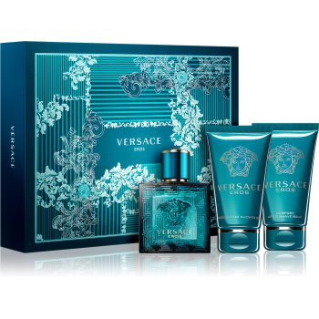 Versace Eros подарунковий набір IV. Туалетна вода 50 ml + Гель для душу 50 ml + Бальзам після гоління 50 ml
Versace Eros подарунковий набір IV. Туалетна вода 50 ml + Гель для душу 50 ml + Бальзам після гоління 50 ml