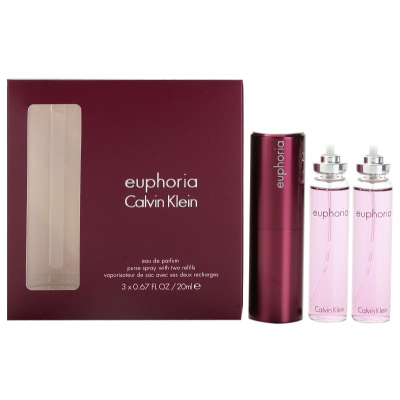 Calvin Klein Euphoria Eau De Parfum For Women 3 X 20 Ml 1x Refillable