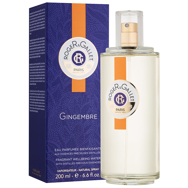 Roger Gallet Gingembre eau rafraîchissante mixte 100 ml notino fr