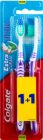 Colgate Extra Clean cepillo de dientes medio 2 uds