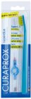Curaprox 5460 Ultra Soft Superduo cepillo de dientes + cepillos interdentales de recambio con soporte
