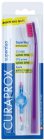 Curaprox 5460 Ultra Soft Superduo cepillo de dientes + cepillos interdentales de recambio con soporte