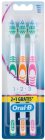 Oral B 1-2-3 Classic Care szczoteczki do zębów medium 3 szt.