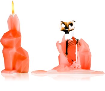 54 Celsius PyroPet HOPPA (Bunny) dekorativní svíčka 17 cm Peach
