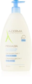 A-Derma Primalba Baby миещ гел за тяло и коса за деца