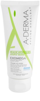 A-Derma Exomega защитен крем за много суха чуствителна и атопична кожа