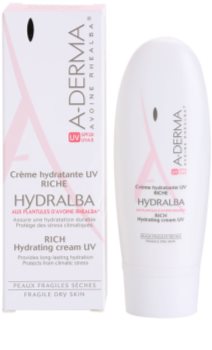 A-Derma Hydralba хидратиращ крем за суха кожа SPF 20