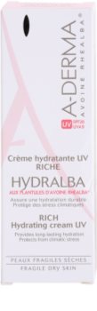 A-Derma Hydralba хидратиращ крем за суха кожа SPF 20