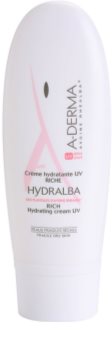 A-Derma Hydralba хидратиращ крем за суха кожа SPF 20
