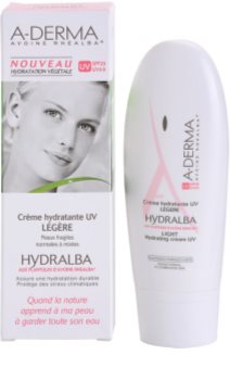 A-Derma Hydralba овлажняващ крем за нормална към смесена кожа SPF 20